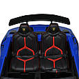 Дитячий двомісний електромобіль Lamborghini Aventador SVJ 24V (синій колір), фото 8