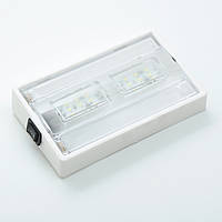 Підсвітка салону з вимикачем 12/24V LED "Yuce" (150х90х45мм) (2шт) - біла YP-134