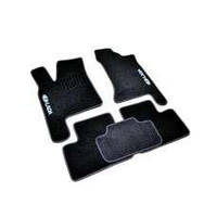Килимки текстильні ВАЗ 2170 Пріора Чорний (Логотип Priora) - Gran(основа гранули)