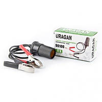 Перехідник клем\прикурка "Uragan" 90100 12V