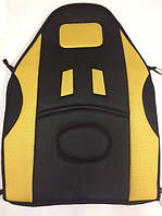 Накидки сидіння CUHION2 Черн/жовта сітка (висока) (838)