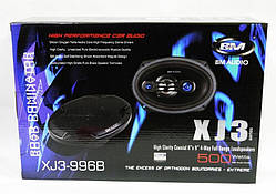 Колонки 6x9 овал 500W Max 4 way Boschmann XJ3-996B