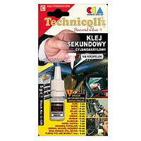 Супер клей 20g "Technicoll" C-552 / ціанокріловий,метал,пластмас,еластомер