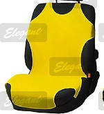 Майки авто сидінь передні Elegant 105245 жовті хлопок