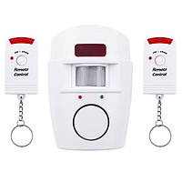 Автоcигналізація з датчиком руху 105 YL адиус 2м/2 пульта