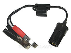 Перехідник клем\прикурка+запобіжник (20А) "Штурмовик" AC-100