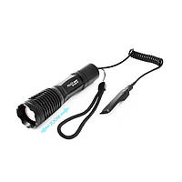 Фонтар підземний Police Q1837-T6 (кріплення планка Вівера 19 мм) Зарядний пристрій для авто 220V/12V, 1x18650/3xAAAAA, zoom