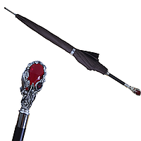 Парасолька тростина Pasotti коричневий колір "червонийКристал" - в футляре