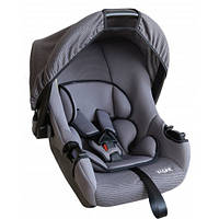 Авто крісло дитяче  0-1.5 лет, 0-13 кг, категория 0+ SIGER "Эгида Люкс" Сірий