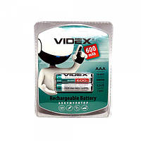 Батарея акумуляторна AA R06 VIDEX (600mAh) (2шт/пач)