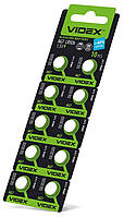 Батарейка AG7 "VIDEX" (1блістер-10 шт.) У пультах/Часи
