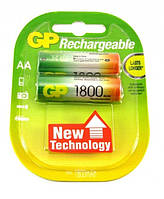 Батарея акумуляторна AA R06 GP Rechargeable (1800 mAh) Ni-Mh