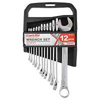 Набір ключів комбін. (12шт) 6-22м "Carlife" (WR4212) Пластик/хром-ваадіум метал