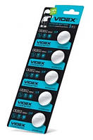 Батарейка CR2032 2x3.2 "Videx" (1блістер-5шт)
