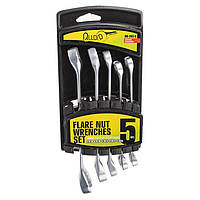 Набір  ключів прокачки гальмів (5- перед.) 8х10-15х17мм "Alloid" (HK-203-5)