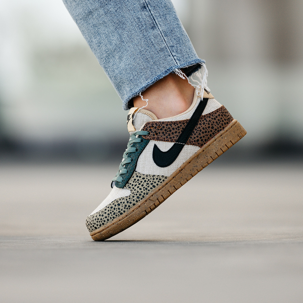Кросівки Nike SB Dunk Low Safari Brown Beige / Найк СБ Данк Сафарі Низькі Коричневі з Бежевим