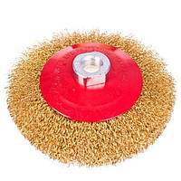 Круг зачисний "витий дріт" конусний 115 мм, М14х2 "Alloid" WB-30115