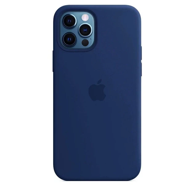 Чохол силіконовий для Айфон 13 Pro Max / Silicone Full Case для iPhone 13 Pro Max (Синій /Dark blue), фото 1