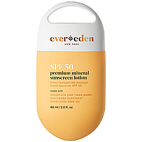 Солнцезащитный крем для лица и тела для детей и взрослых Evereden SPF50 Premium Mineral Sunscreen 60 мл