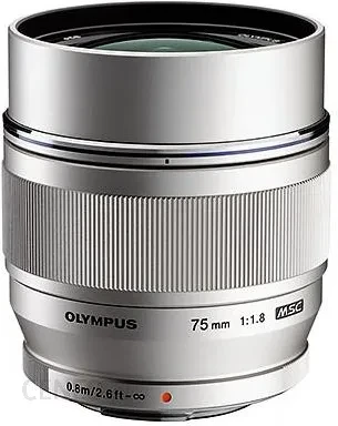 Об'єктив Olympus M.Zuiko Digital ED 75mm f/1.8 Srebrny