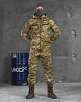 Тактичний весняний костюм 3 в 1 мультикам, чоловічий військовий комплект рипстоп весна-літо, армійська форма зсу