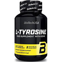 Тирозин для спорта BioTechUSA L-Tyrosine 100 Caps CS, код: 7519881