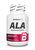 Альфа-липоевая кислота для спорта BioTechUSA ALA Alpha Lipoic Acid 50 Caps PK, код: 7517442