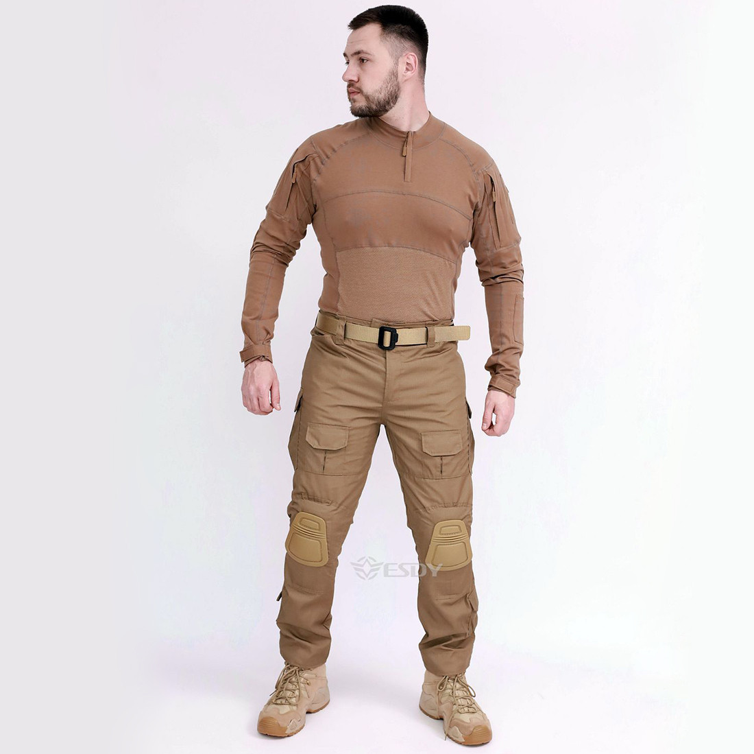 🔥 Костюм тактичний, убакс+штани "Esdy" (Койот) нгу, нацгвардії військова зсу, мультикам