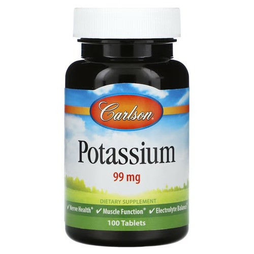 Carlson Potassium 99 mg 100 таблеток, фото 1