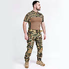 🔥 Костюм тактичний, убакс з коротким рукавом+штани "Esdy" (Multicam) нгу, нацгвардії військова зсу, мультикам, фото 3