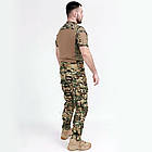 🔥 Костюм тактичний, убакс з коротким рукавом+штани "Esdy" (Multicam) нгу, нацгвардії військова зсу, мультикам, фото 9
