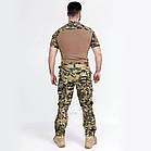 🔥 Костюм тактичний, убакс з коротким рукавом+штани "Esdy" (Multicam) нгу, нацгвардії військова зсу, мультикам, фото 5
