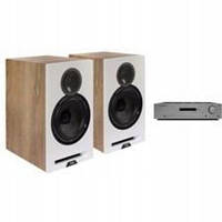 Музичний центр Cambridge Audio AXR85 Elac Reference B6 dąb