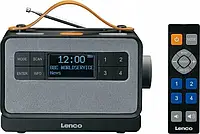 Радіоприймач Lenco PDR-065BK - Radio DAB+/FM z Bluetooth i bazą ładującą