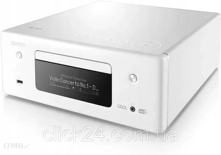 Ресивер Denon Amplituner RCD-N11DAB Bt Wifi Airplay White Okazja! (5905255717855)