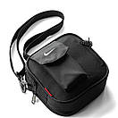 Сумка барсетка через плече Nike skat чорна з тканини молодіжна месенджер Найк, фото 5