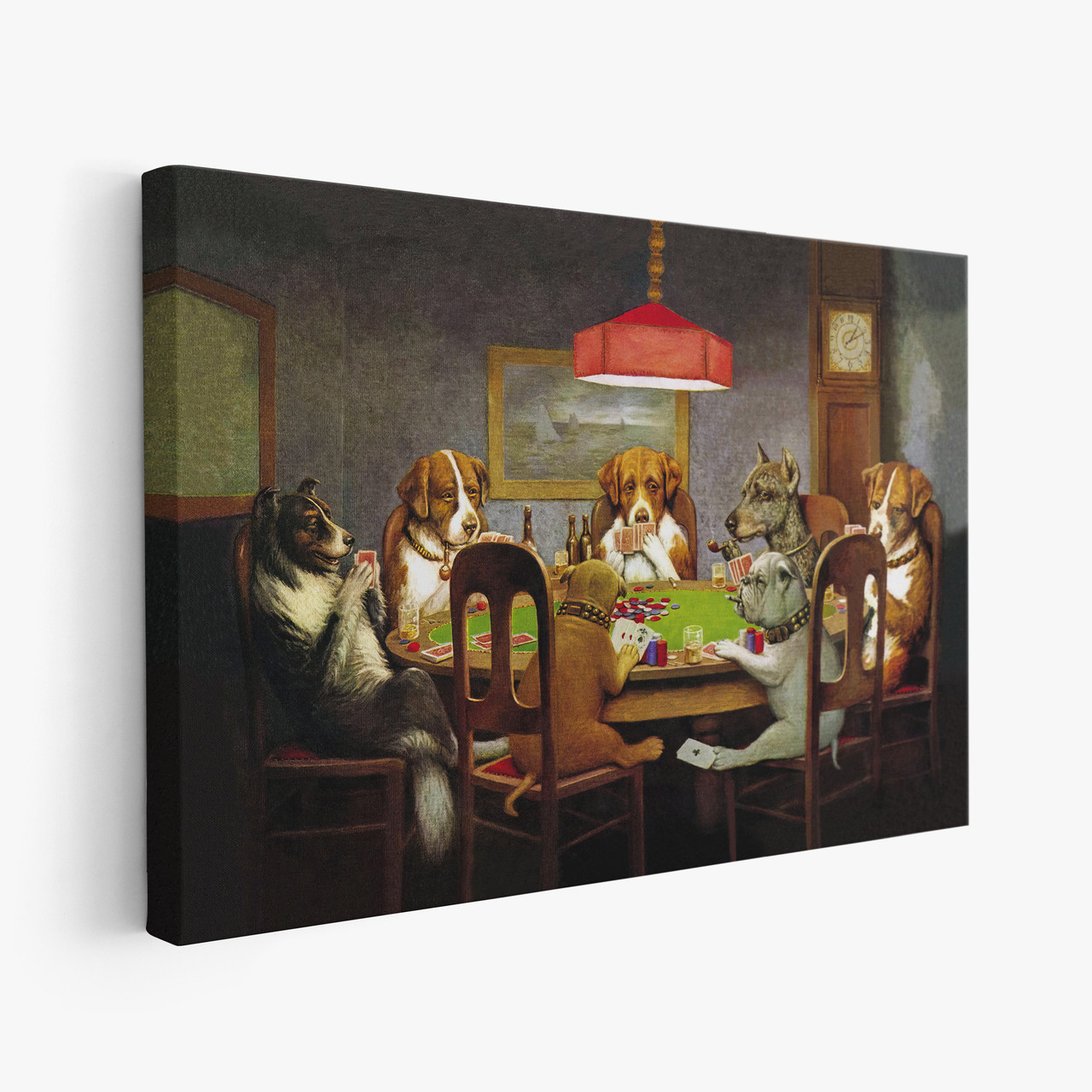 Картина на полотні "Кассій Кулідж, Друг у біді, Cassius Coolidge, A Friend in Need", 41×60см