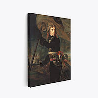 Картина на холсте "Антуан-Жан Гро, Наполеон Бонапарт, Antoine-Jean Gros, Bonaparte", 60×46см