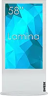 Проекційний екран (інтерактивна дошка) SWEDX Lamina 58" 4K White SWL-58K8-A1 | Digital Signage kiosk