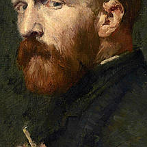 Картина на полотні "Вінсент ван Гог, портрет, Vincent van Gogh", 60×44см, фото 3