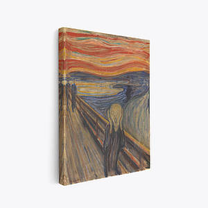 Картина на полотні "Едвард Мунк, Крик, Edvard Munch, The Scream", 60×45см