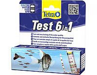 Экспресс-тест Набор из 25 тест полосок для пресноводного аквариума Tetra Test 6 in1 z14-2024