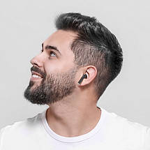 Навушники бездротові вкладки Bluetooth HOCO EQ1 Music guide true wireless BT 5.3 Чорні, фото 4