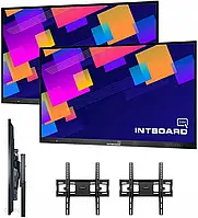 Проекційний екран (інтерактивна дошка) Intboard 2X Gt75 75" + Uchwyty Ścienne