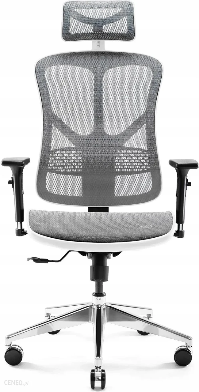 Крісло Diablo Chairs V-Basic Biało-Szary