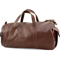 Мягкая кожаная дорожная сумка, цвет терракот 760623 Grande Pelle хорошее качество