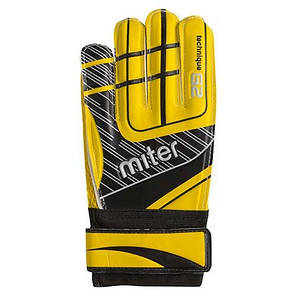 Воротарські рукавички жовті Miter Latex Foam розмір 5, фото 3