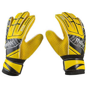 Воротарські рукавички жовті Miter Latex Foam розмір 5, фото 4