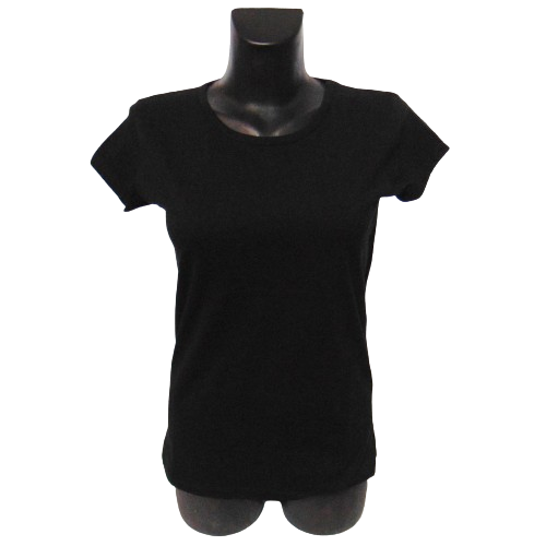 Базова жіноча футболка бавовна Targ S чорна