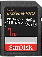 Карта пам'яті SANDISK SDSDXEP-1T00-GN4IN KARTA SANDISK EXTREME PRO SDXC 1TB - 280/150 MB/s V60 UHS-II
